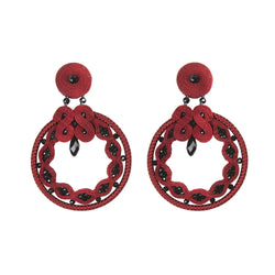 PENDIENTES "GRANA & AZABACHE"