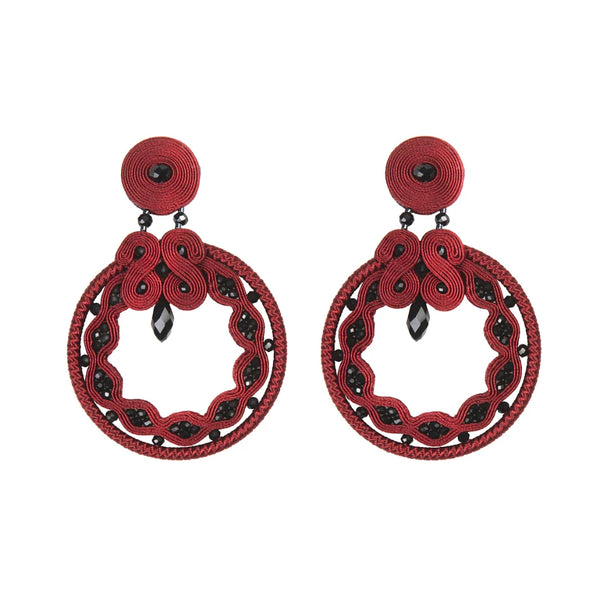 PENDIENTES "GRANA & AZABACHE"