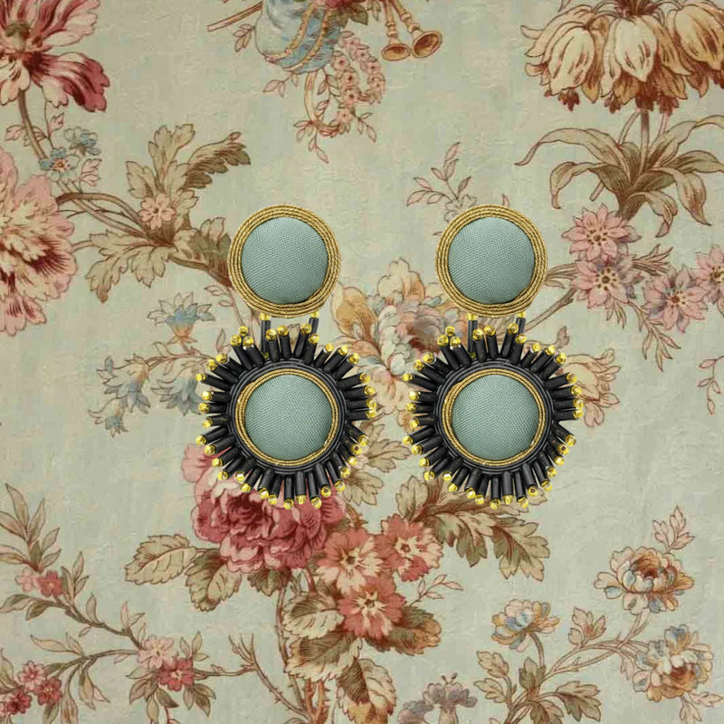 PENDIENTES "Cretonne Moss"