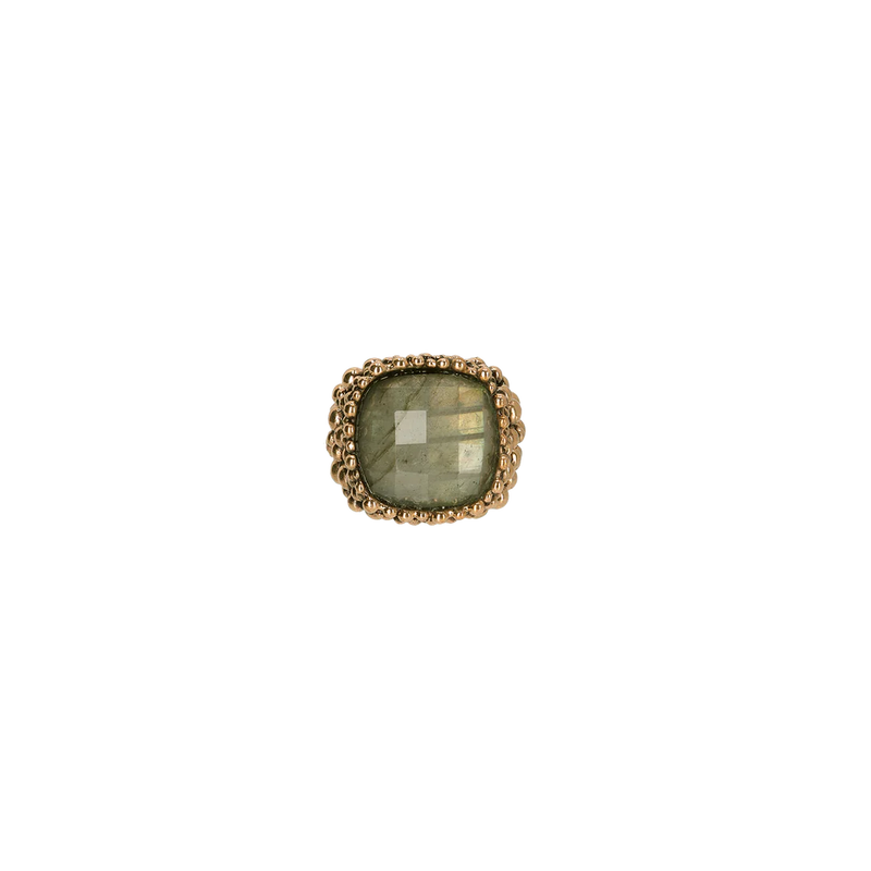 Anillo ASSOLO Bronce chocolate - Labradorita