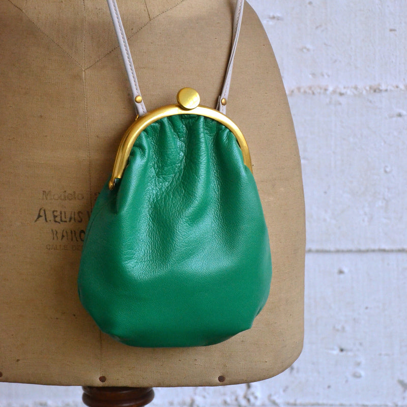 BOLSO PIEL VERDE