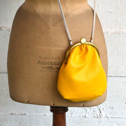 BOLSO PIEL AMARILLO