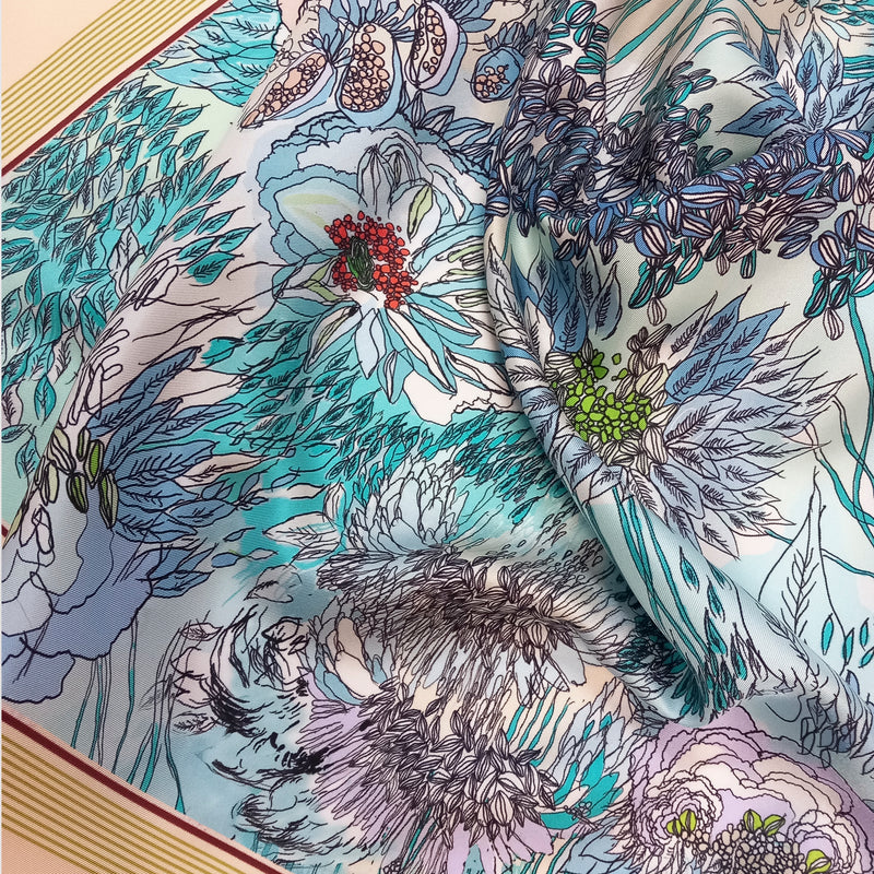 PAÑUELO SEDA 90x90