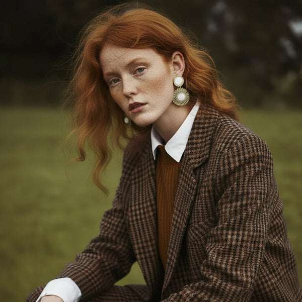 PENDIENTES "Cretonne Ash"