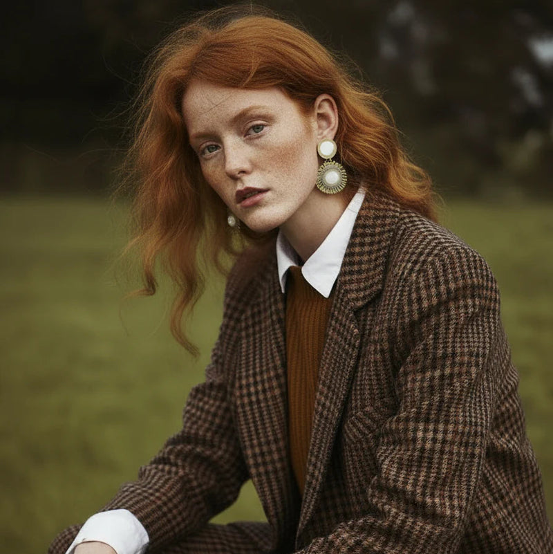 PENDIENTES "Cretonne Ash"