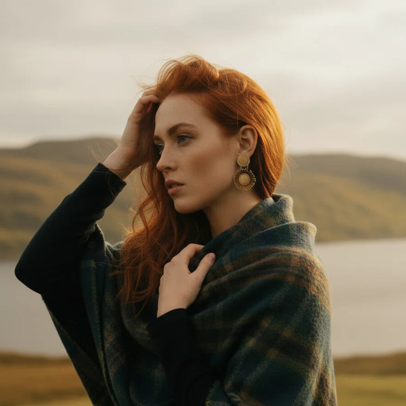 PENDIENTES "Cretonne Amber"