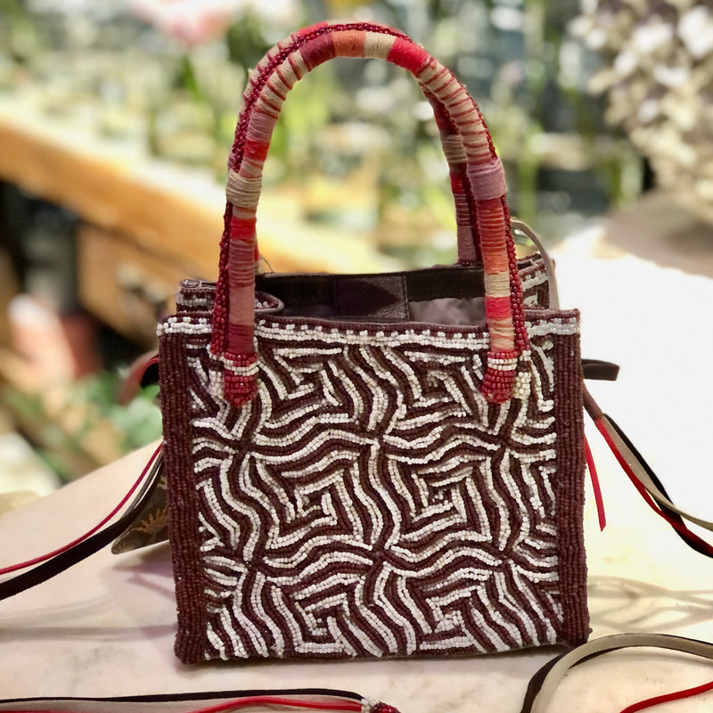 BOLSO AOYAMA Brown/White