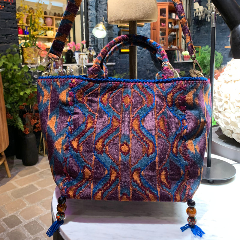 BOLSO ST. MORITZ ZIG – ZAG NAVY