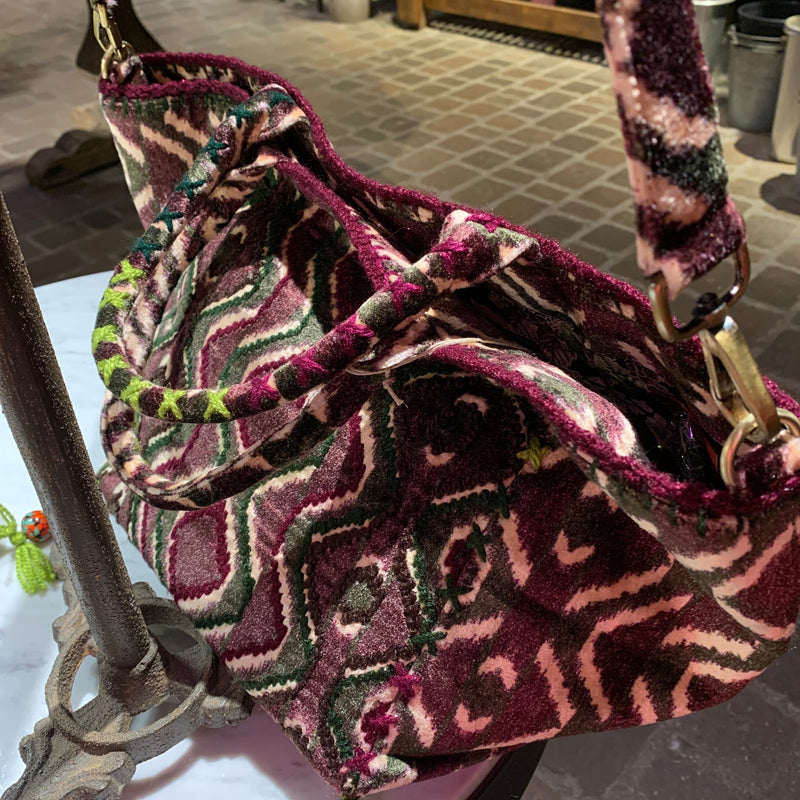 BOLSO ST. MORITZ ZIG – ZAG BURGUNDY