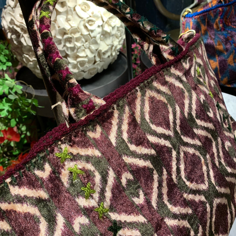 BOLSO ST. MORITZ ZIG – ZAG BURGUNDY