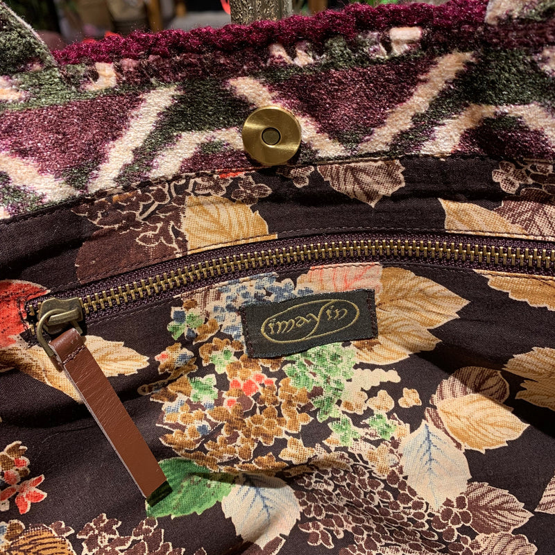 BOLSO ST. MORITZ ZIG – ZAG BURGUNDY