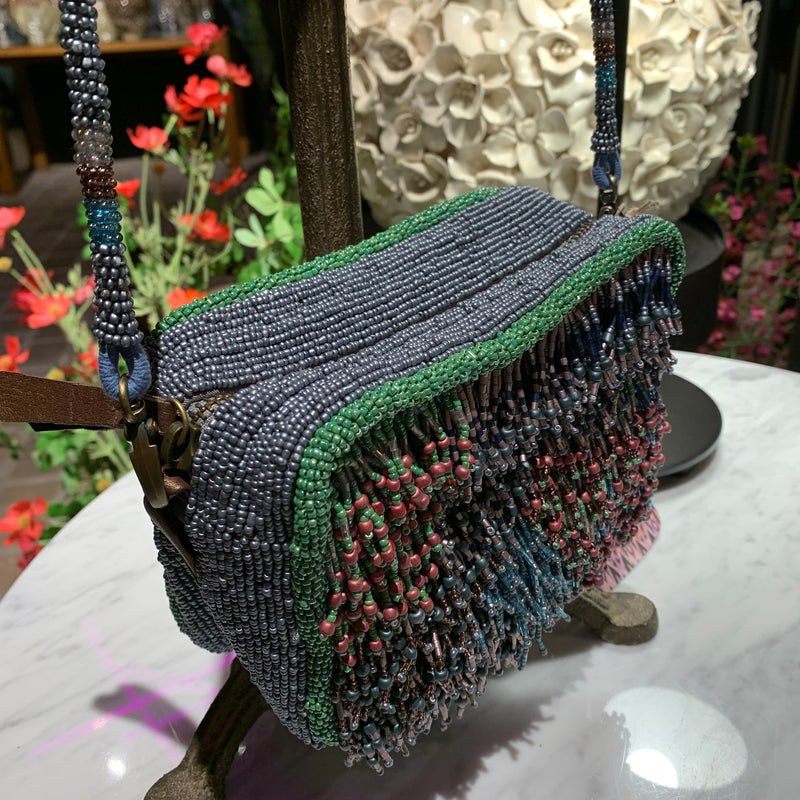 BOLSO NENUFAR FRINGES MULTICOLOR