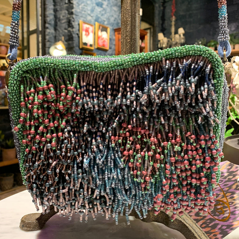 BOLSO NENUFAR FRINGES MULTICOLOR