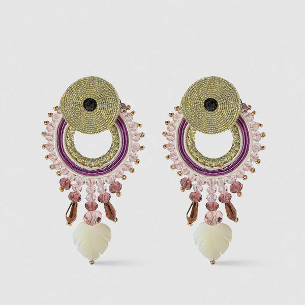 PENDIENTES "Fig Glow"