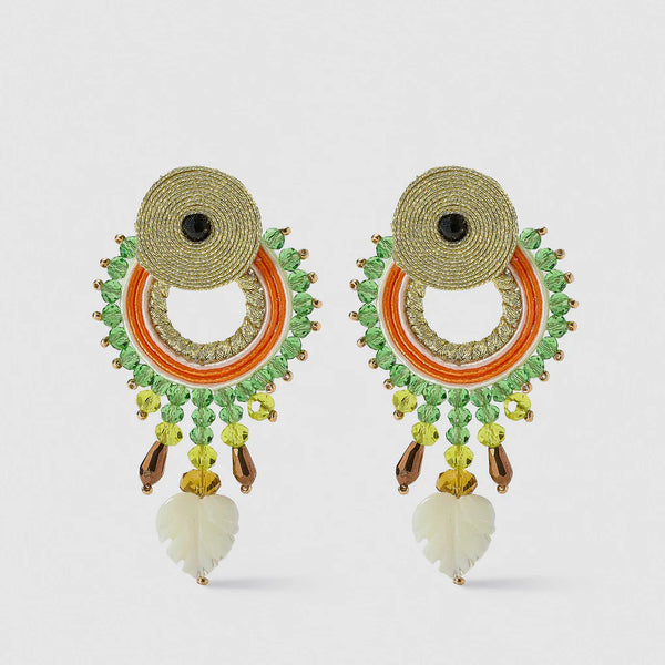 PENDIENTES "Lime & Tangerine"