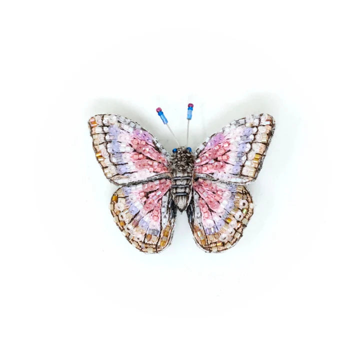 BROCHE MARIPOSA ROSA LILA