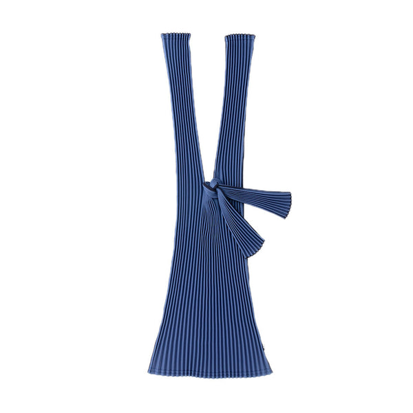 BOLSO PLISADO GRANDE / NAVY