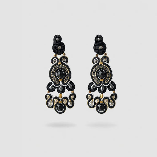PENDIENTES "Royal Tartan Ebony"