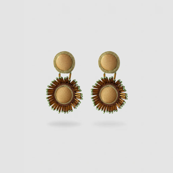 PENDIENTES "Cretonne Amber"