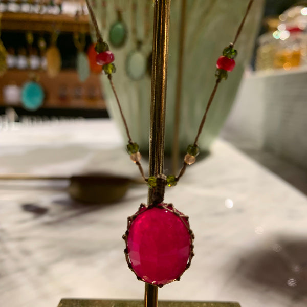 Tibetano corto - Rubellite Pink