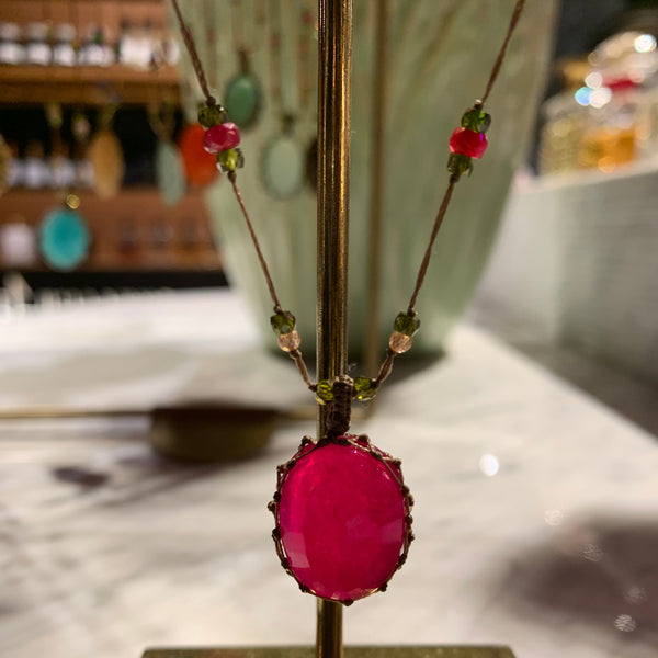 Tibetano corto - Rubellite Pink