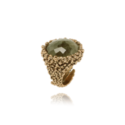 Anillo SOVRANO Bronce chocolate - Labradorita