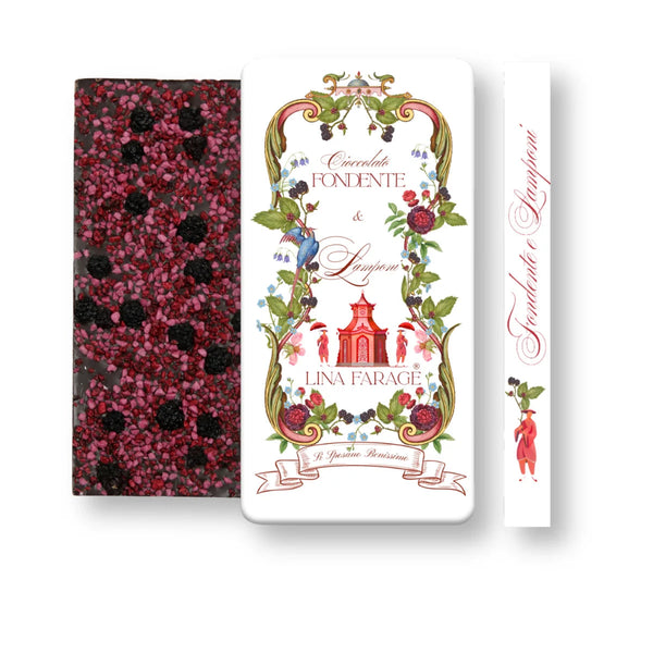 CHOCOLATE NEGRO Y FRAMBUESAS