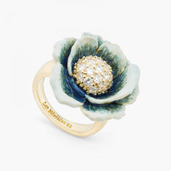 ANILLO COL PAVÉ DE CRISTALES BLANCOS