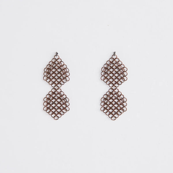 PENDIENTES ROSMARY LIGHT-COBRE-BRONCE