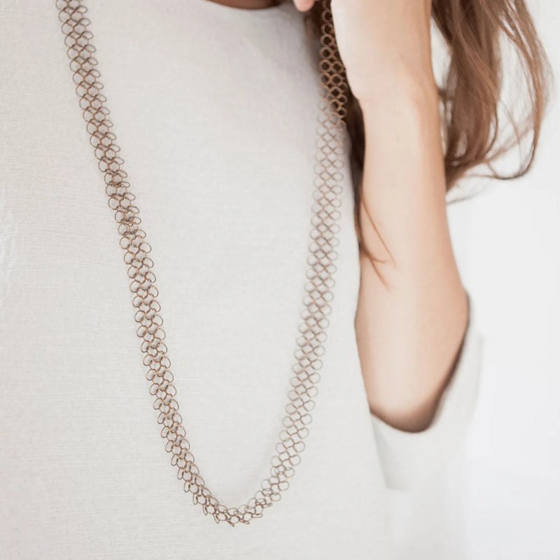 COLLAR BASIC 104 cm COBRE
