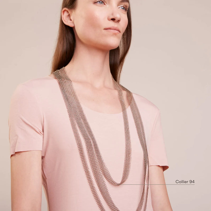 COLLAR BASIC 94 cm LIGHT-COBRE-BRONCE