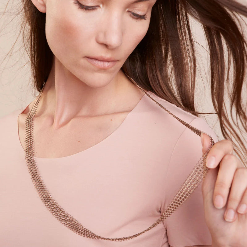 COLLAR BASIC 94 cm LIGHT-COBRE-BRONCE