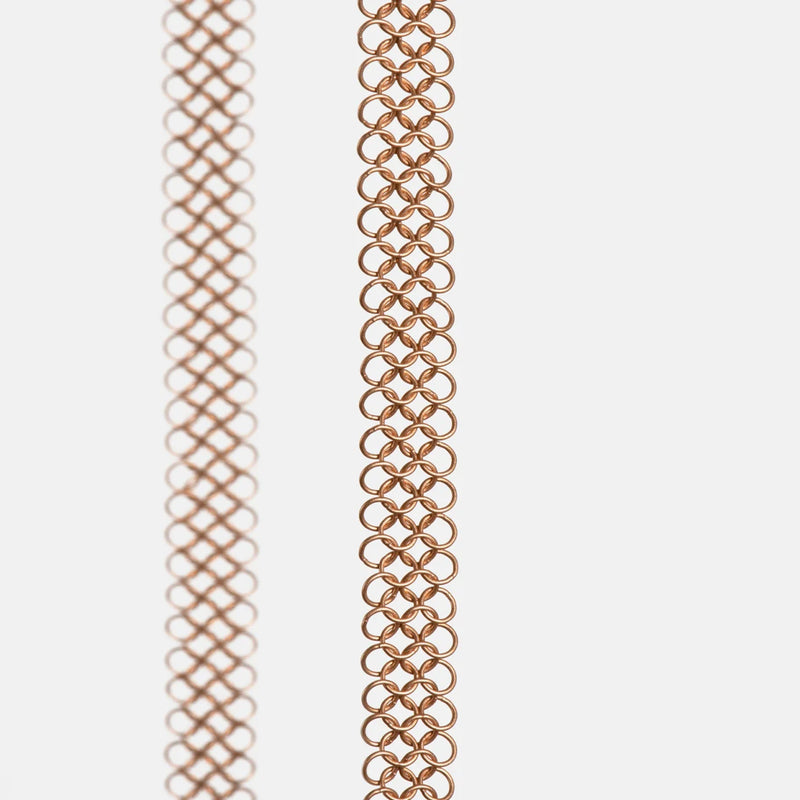 COLLAR BASIC 77 cm LIGHT-COBRE-BRONCE