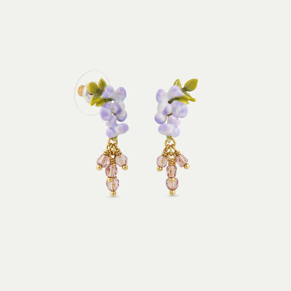 PENDIENTES GLICINIA VIOLETA