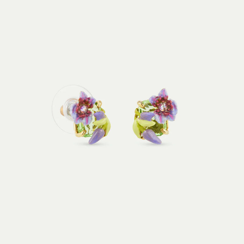 PENDIENTES CLEMÁTIDE VIOLETA