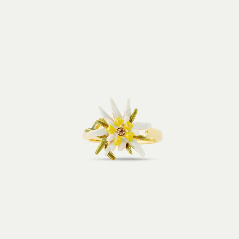 ANILLO AJUSTABLE FLOR DE EDELWEISS