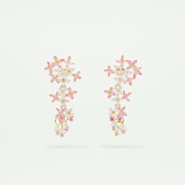 PENDIENTES COLGANTES LILAS