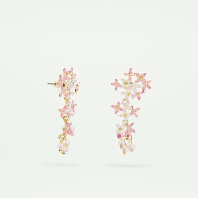 PENDIENTES COLGANTES LILAS