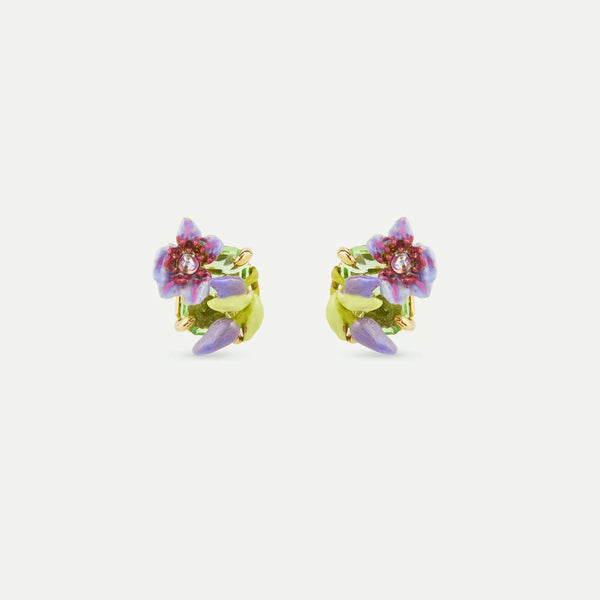 PENDIENTES CLEMÁTIDE VIOLETA