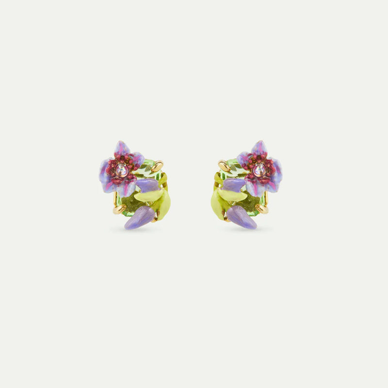 PENDIENTES CLEMÁTIDE VIOLETA