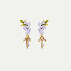 PENDIENTES GLICINIA VIOLETA