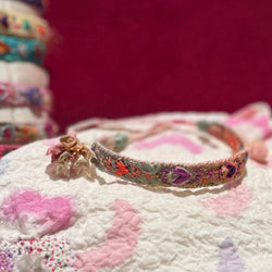 PULSERA SEDA BORDADA