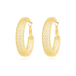 PENDIENTES ARO BETTY GRANDES DORADOS