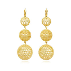 PENDIENTES LARGOS BETTY DORADOS