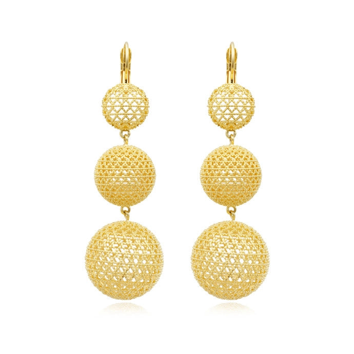 PENDIENTES LARGOS BETTY DORADOS