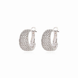 PENDIENTES ARO BETTY PEQUEÑOS PLATEADOS