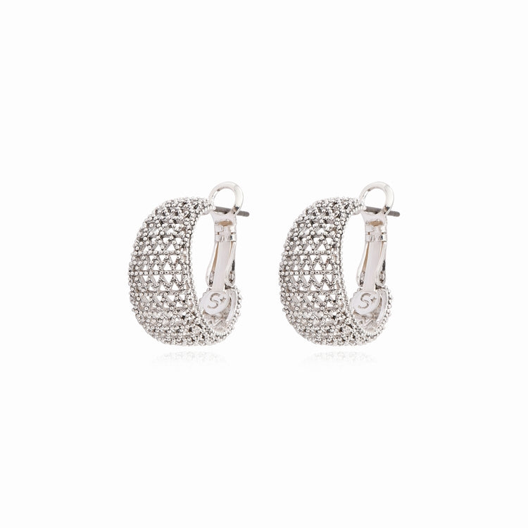 PENDIENTES ARO BETTY PEQUEÑOS PLATEADOS
