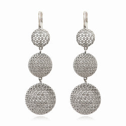 PENDIENTES LARGOS BETTY PLATEADOS