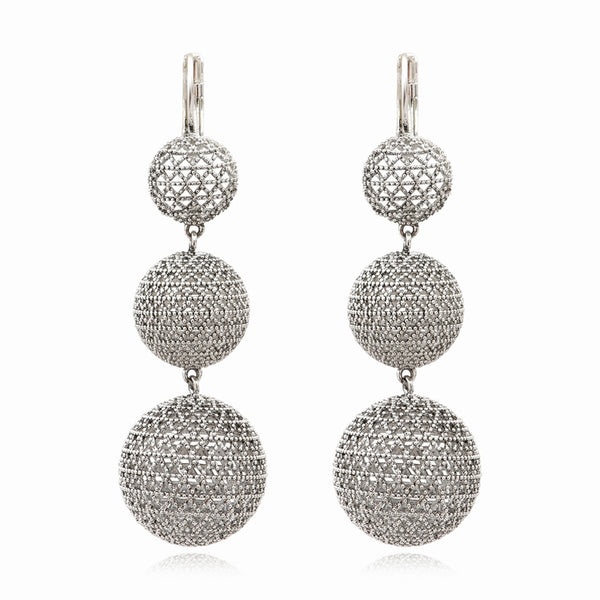 PENDIENTES LARGOS BETTY PLATEADOS