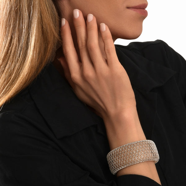 PULSERA BETTY METAL PLATEADA